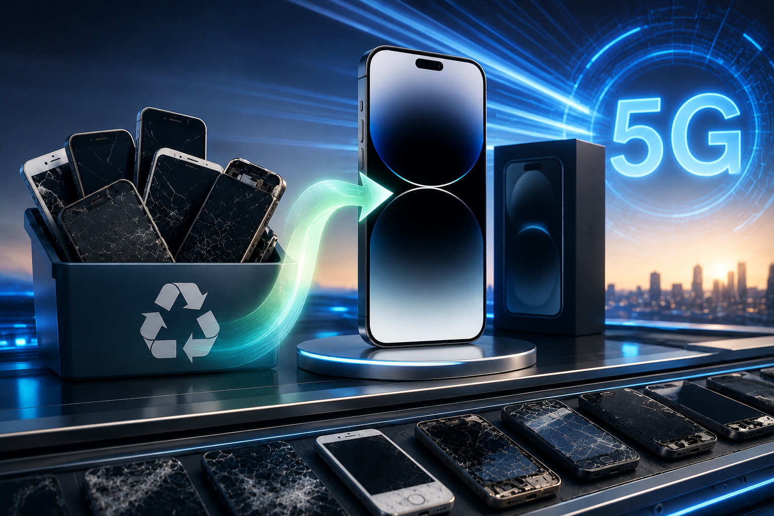 5G Supercycle Strategies: Optimizing Trade-in Volume for New Flagship Launches 